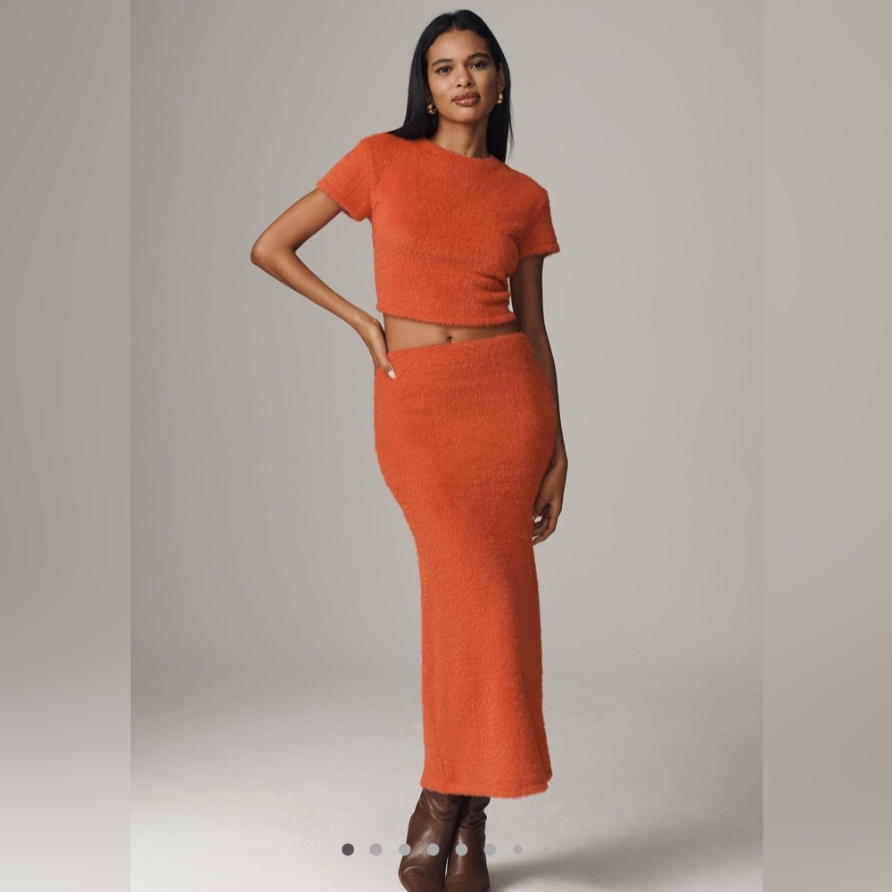 NWT Maeve Knit Column Maxi Skirt Size L